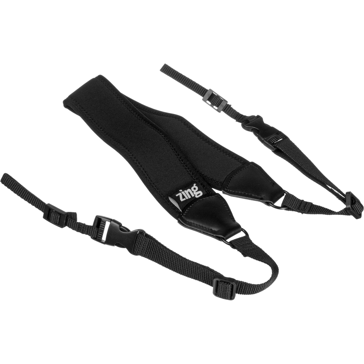 Zing Designs Neoprene Camera Neck Strap - Black