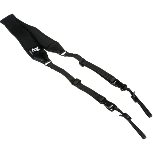 Zing Designs Neoprene Camera Neck Strap - Black