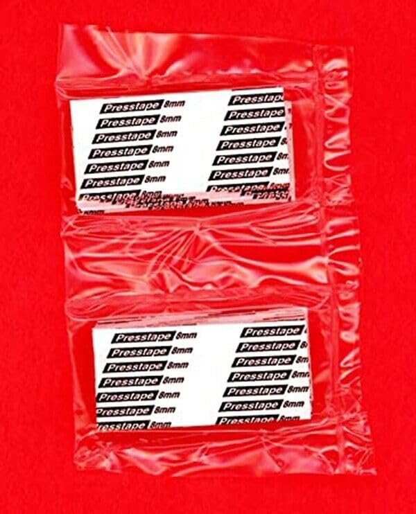 Presstape Regular 8 Movie Splicing Tape, Pack of 20 Double Sided Splices