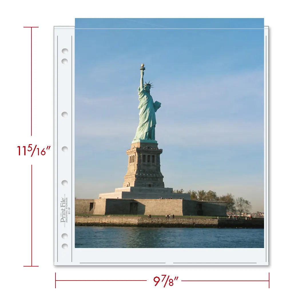 Print File 8.5"x 11" Print Archival Pages, 25 Pack