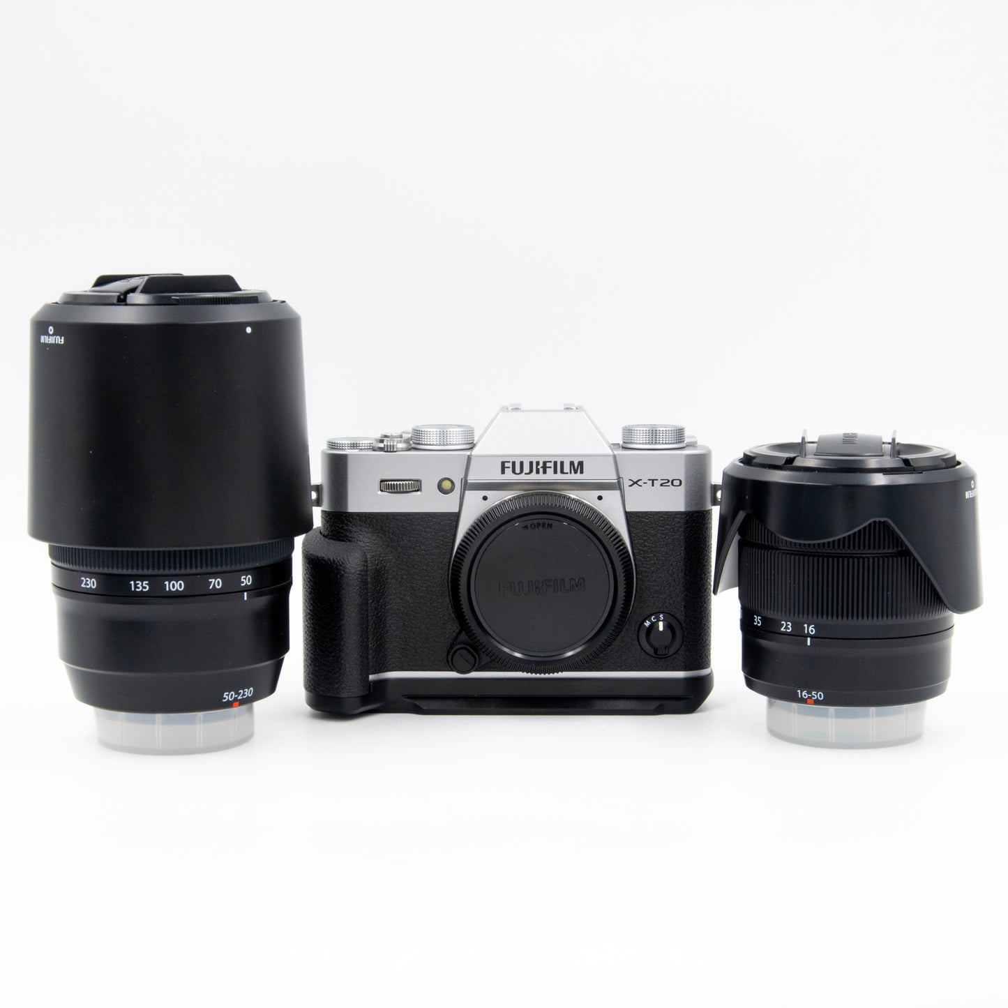Fujifilm X-T20 Silver Pre-Owned Mirrorless Camera with 16-50mm and 50-230mm Lens Kit