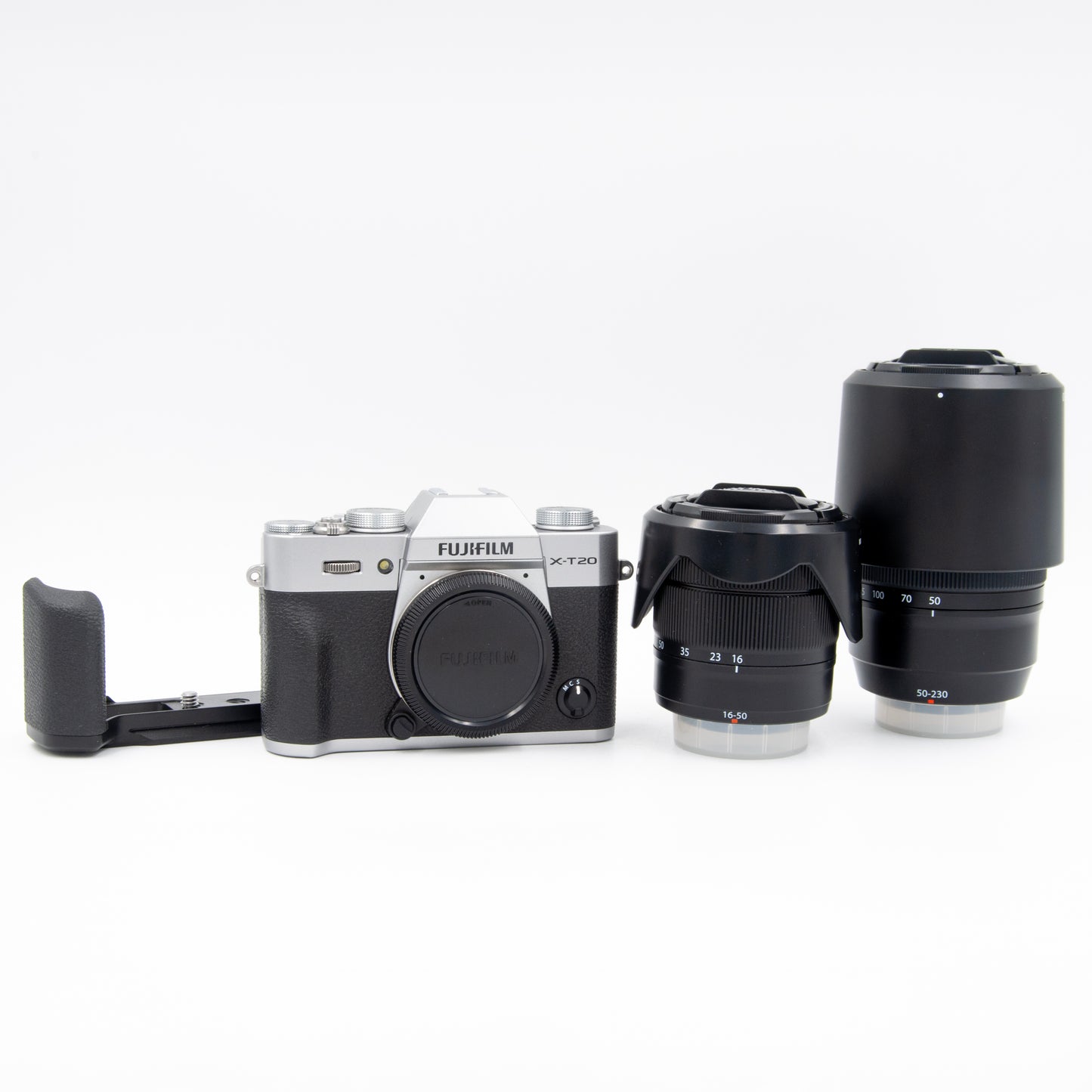 Fujifilm X-T20 Silver Pre-Owned Mirrorless Camera with 16-50mm and 50-230mm Lens Kit