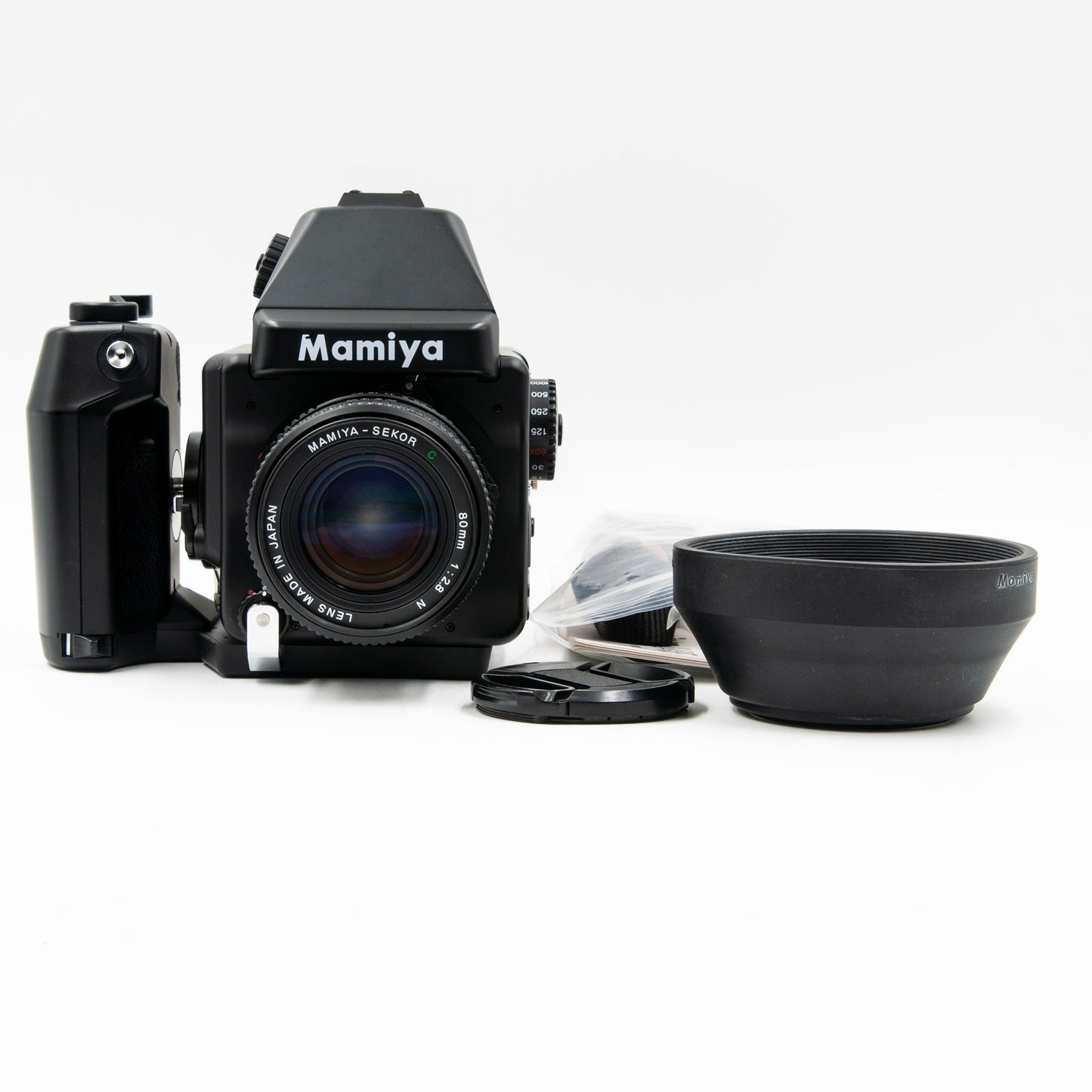 Pre-Owned Mamiya 645 E w/80mm Sekor C f/2.8 N Lens, Rapid Advance & 120 Film Insert