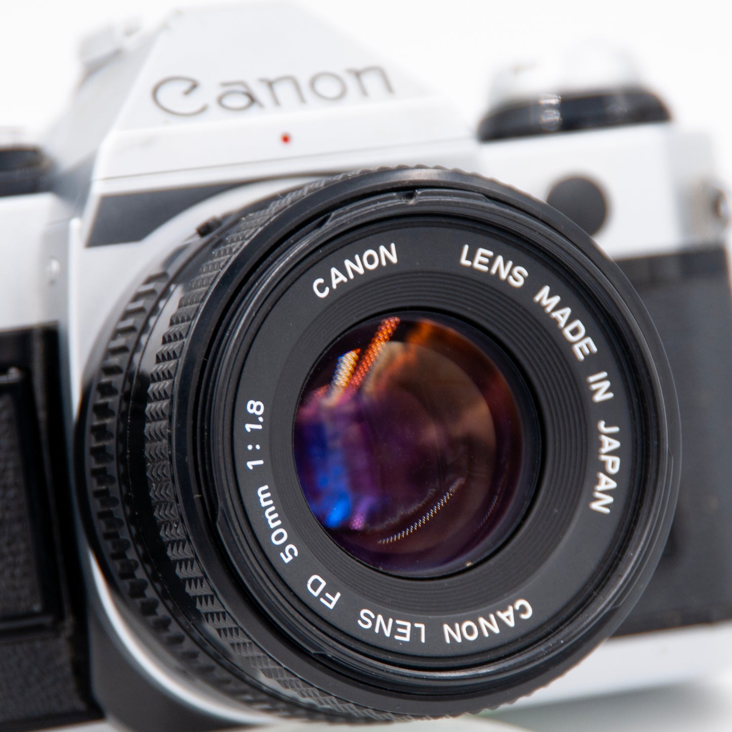 Canon AE-1 Program Chrome with Canon FD 50mm f1.8