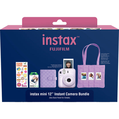 Fujifilm Instax Mini 12 Holiday Bundle - Lilac Purple
