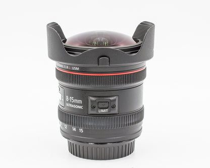 Canon EF 8-15mm f4 L USM Fisheye Zoom Lens