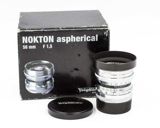Voigtlander VM 50mm f/1.5 Nokton Aspherical Chrome