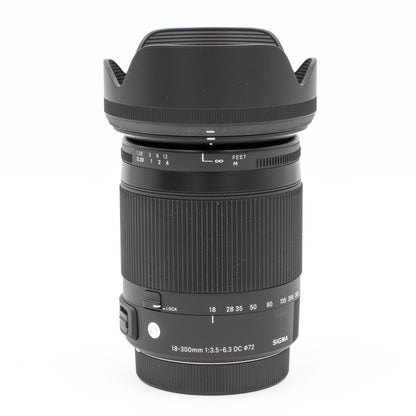 Pre-Owned Sigma Contemporary 18-300mm F3.5-6.3 DC MACRO OS HSM for Canon EF-S