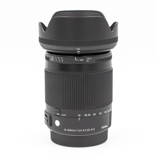 Pre-Owned Sigma Contemporary 18-300mm F3.5-6.3 DC MACRO OS HSM for Canon EF-S