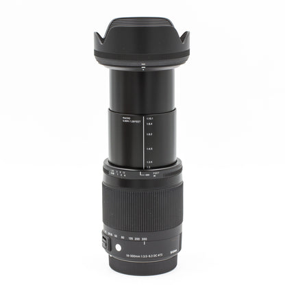 Pre-Owned Sigma Contemporary 18-300mm F3.5-6.3 DC MACRO OS HSM for Canon EF-S