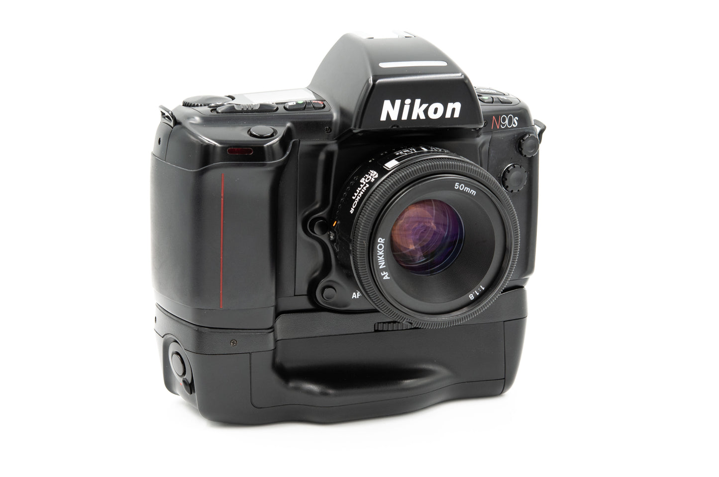 Pre-owned Nikon N90s with MB-10 grip and 50mm/1.8 kit