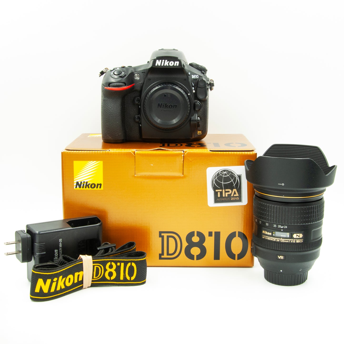 Nikon D810 36.3MP Pre-Owned DSLR Kit with Nikkor 24-120mm f4 G Zoom Lens