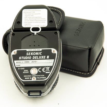 Sekonic L-398A Studio Deluxe III Analog Light Meter