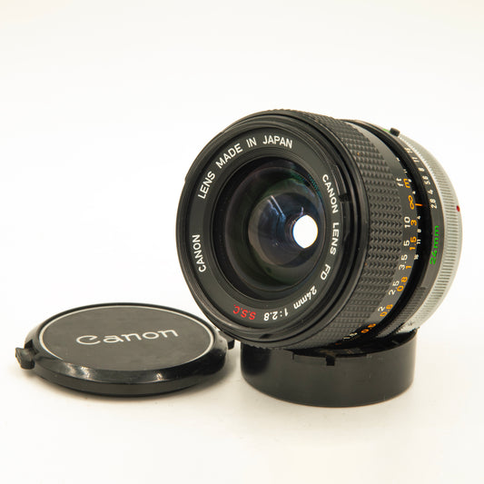 Canon FD 24mm f2.8 S.S.C. Wide-Angle Prime Lens