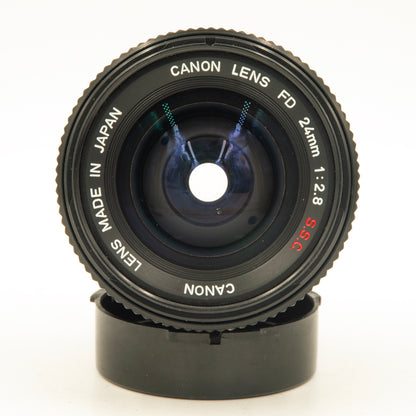 Canon FD 24mm f2.8 S.S.C. Wide-Angle Prime Lens