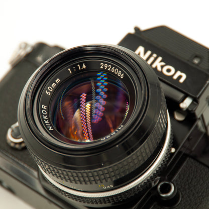 Nikon F2SB Black w/Nikkor 50mm f1.4 Non-AI Lens