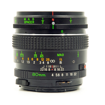 Mamiya-Sekor C 80mm f4 Macro Lens for M645 Series