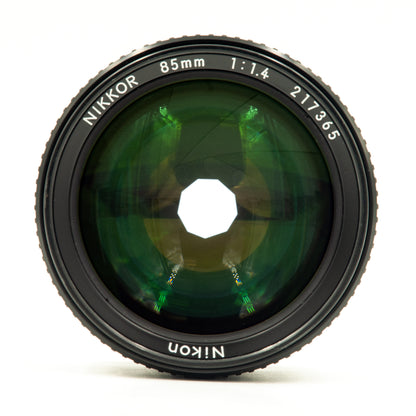 Nikon Nikkor 85mm f1.4 AI-S Manual Focus Lens
