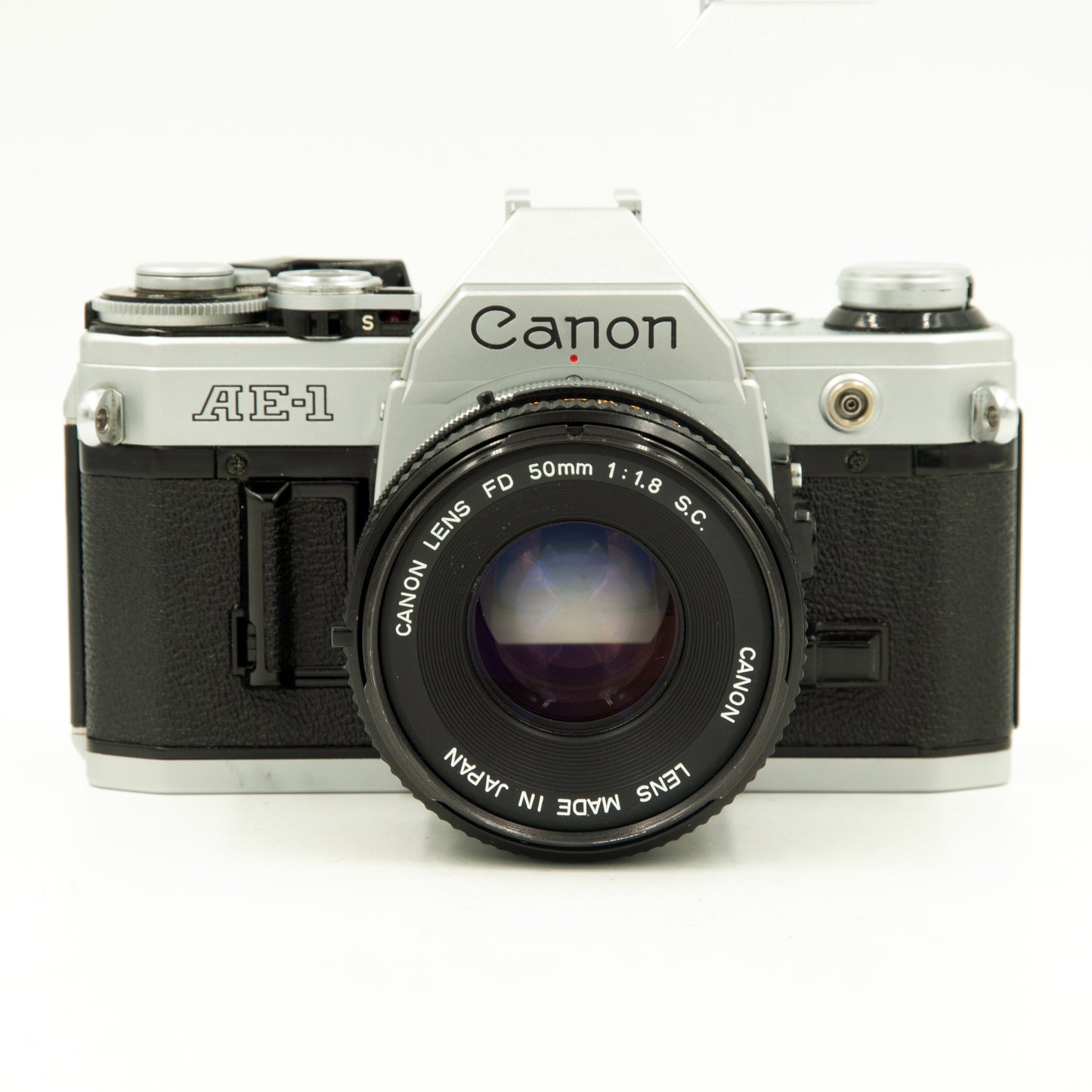 Canon AE-1 Chrome with Canon FD 50mm f1.8 S.C.