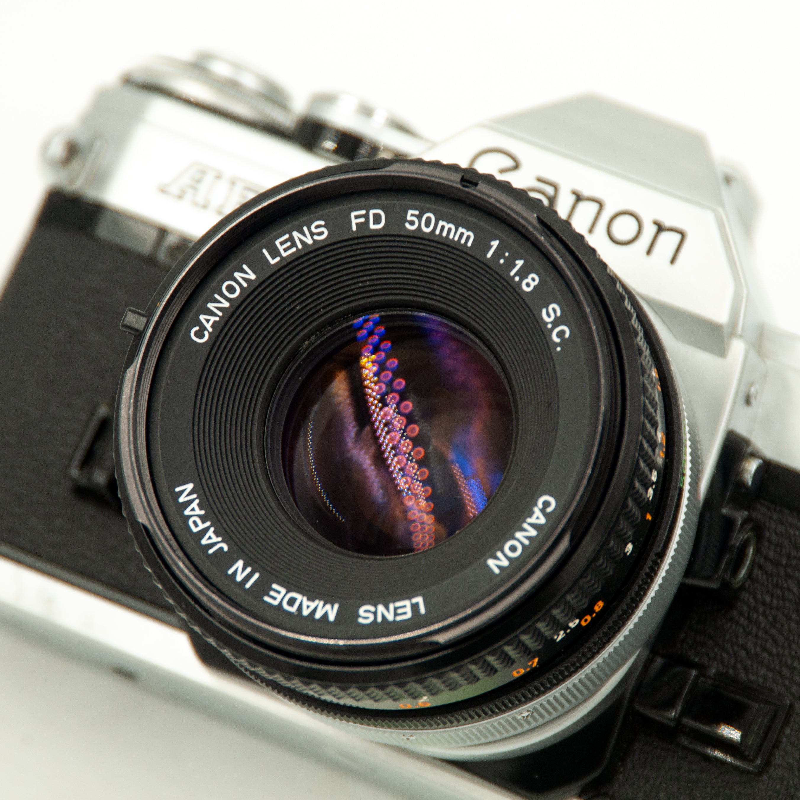 キヤノン AE-1 PROGRAM FD 50mmf1.8 ダブルレンズセット フィルム