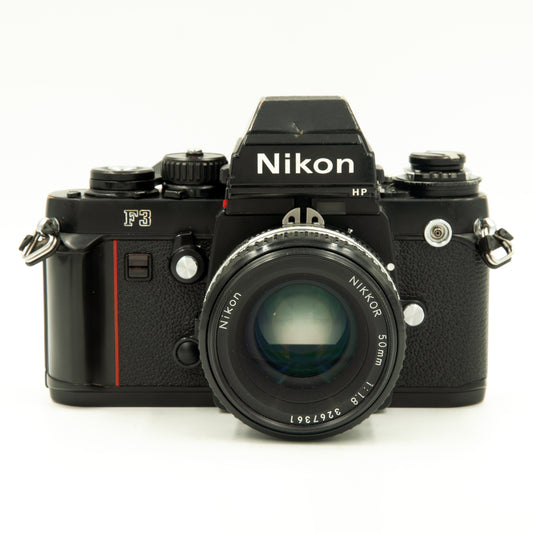 Nikon F3 HP with Nikkor 50mm f1.8 AI-S Lens