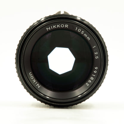 Nikon Nikkor 105mm f2.5 AI-S Telephoto Portrait Lens