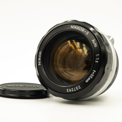 Nikon Nikkor 55mm f1.2 Early Non-AI Fast Prime Lens