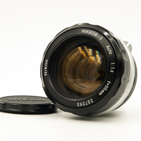Nikon Nikkor 55mm f1.2 Early Non-AI Fast Prime Lens