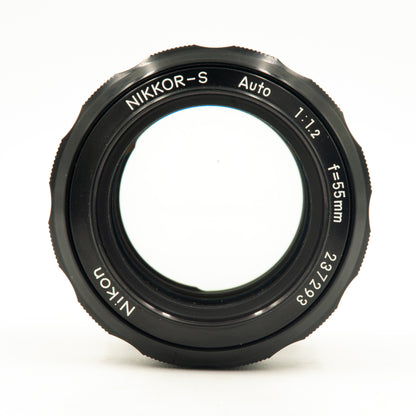 Nikon Nikkor 55mm f1.2 Early Non-AI Fast Prime Lens