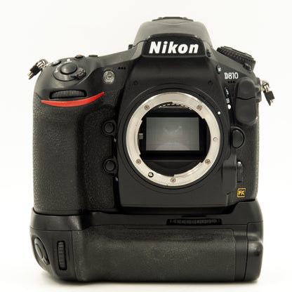 Nikon D810 36.3MP DSLR w/MB-D12 Battery Grip