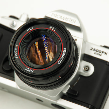ProMaster 2500PK Super Film SLR w/50mm f1.7 Lens