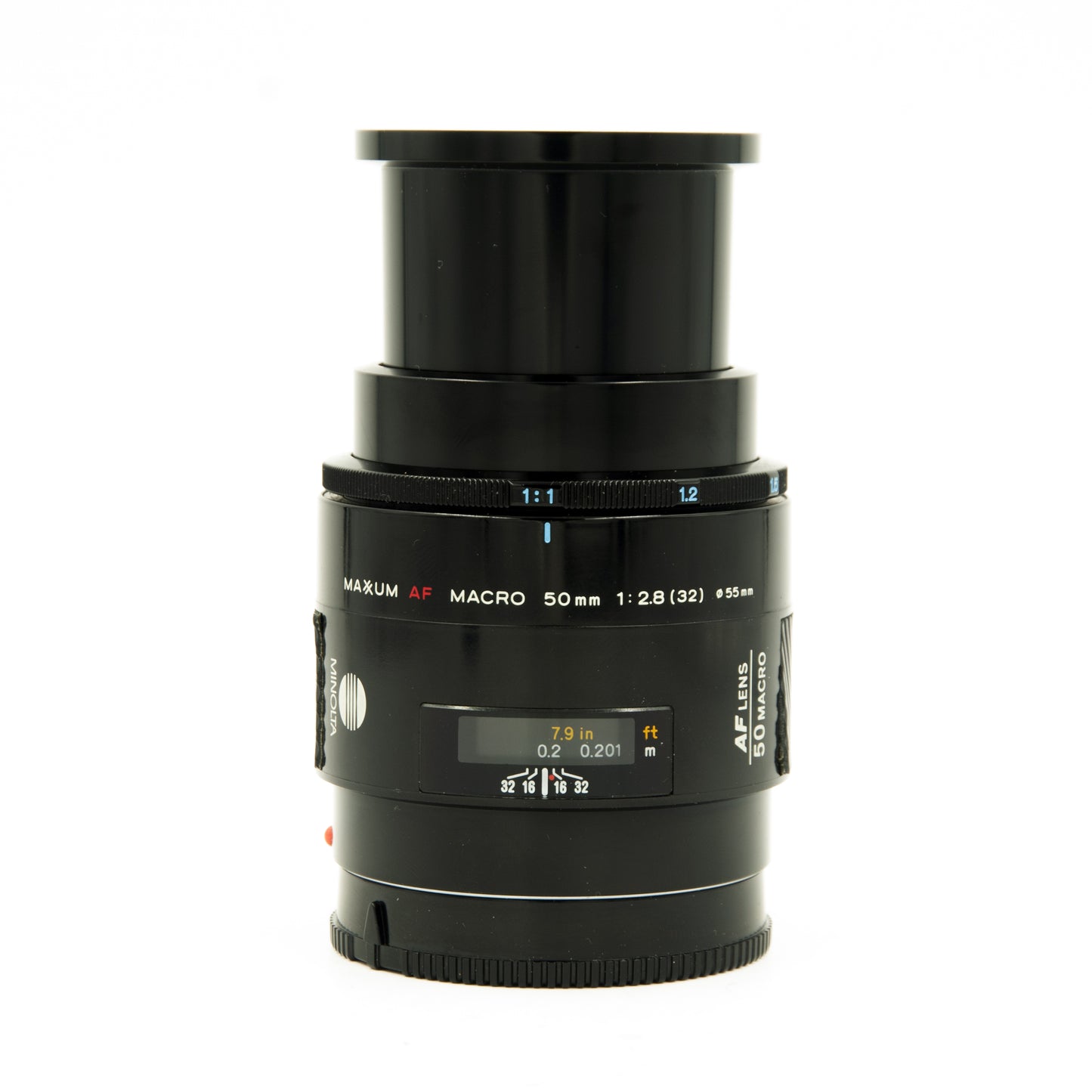 Minolta Maxxum 50mm f2.8 Macro 1:1 Autofocus Lens
