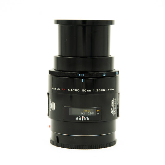 Minolta Maxxum 50mm f2.8 Macro 1:1 Autofocus Lens