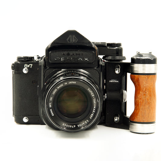 Pentax 6x7 MLU Medium Format Camera w/105mm f2.4