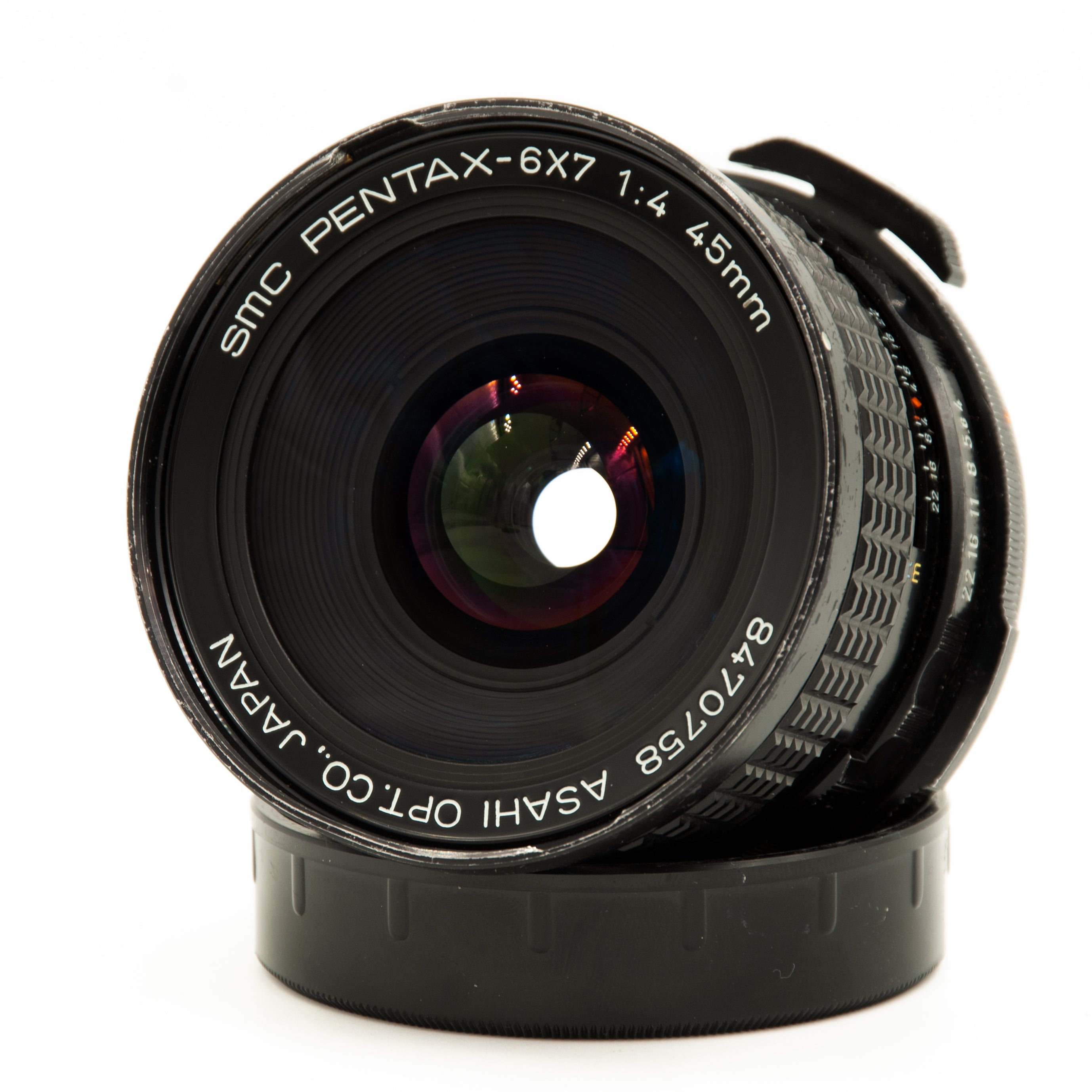 smc pentax 6×7 45mm f4 VG- SMC Pentax 45mm f4 Wide-Angle Lens, for Pentax 6x7 – Alpine Camera