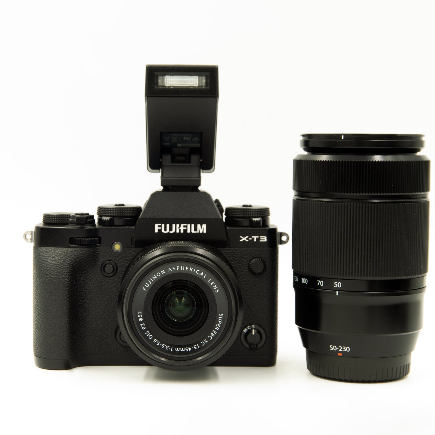 Fujifilm X-T3 26.1MP Mirrorless Camera w/15-45mm and 50-230 Kit