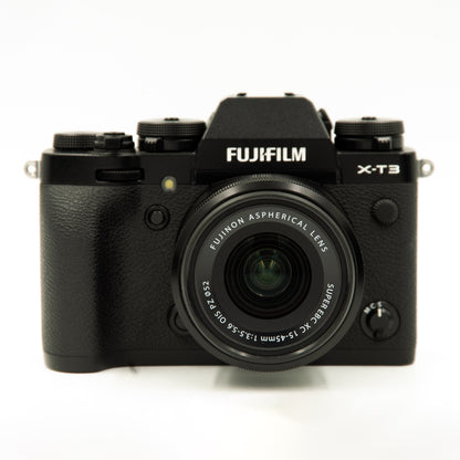 Fujifilm X-T3 26.1MP Mirrorless Camera w/15-45mm and 50-230 Kit