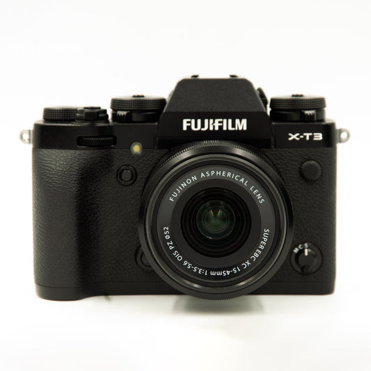 Fujifilm X-T3 26.1MP Mirrorless Camera w/15-45mm and 50-230 Kit