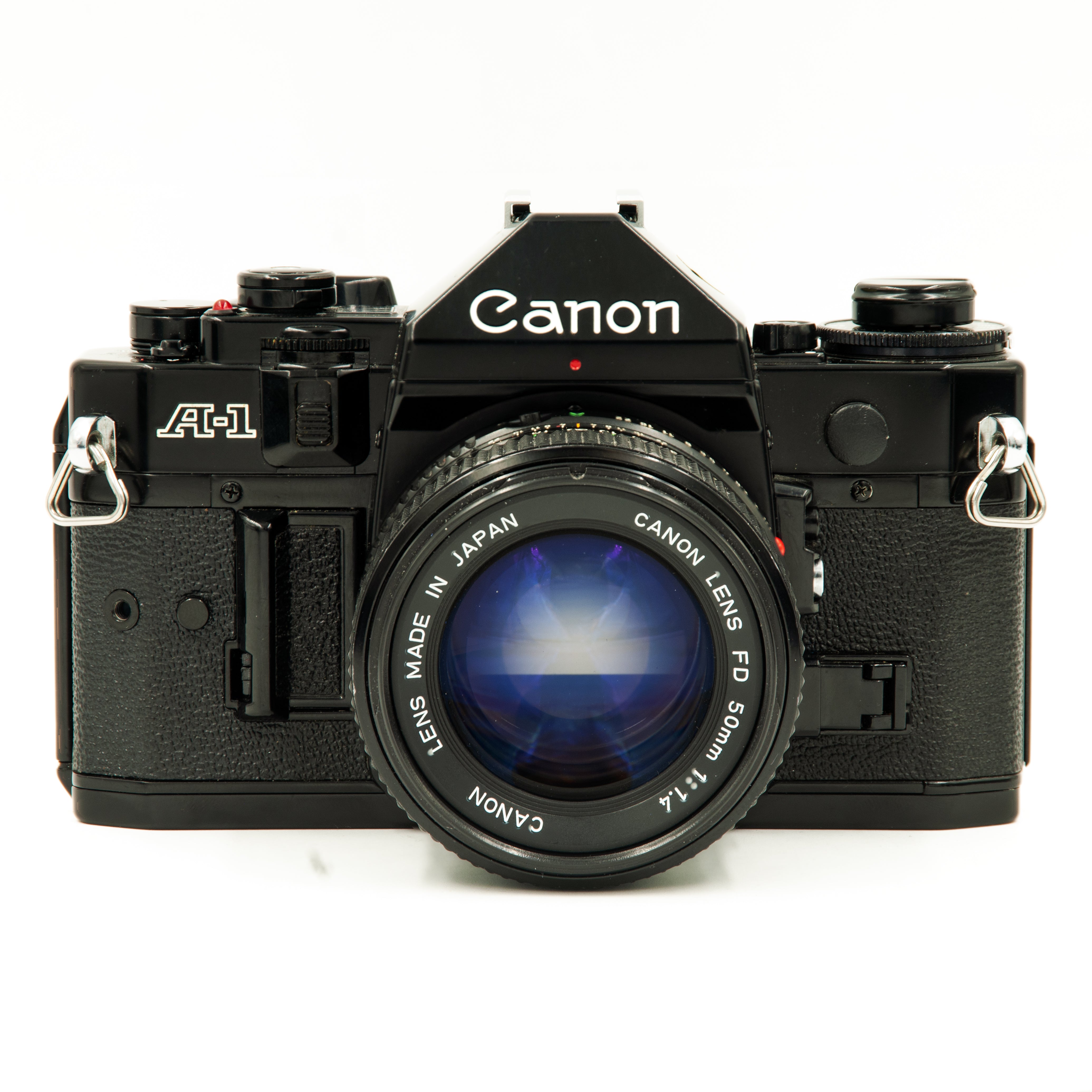 整備/性能測定済】Canon A-1 ブラック＋FD 50mmF1.4 S.S.C._ P，S，A