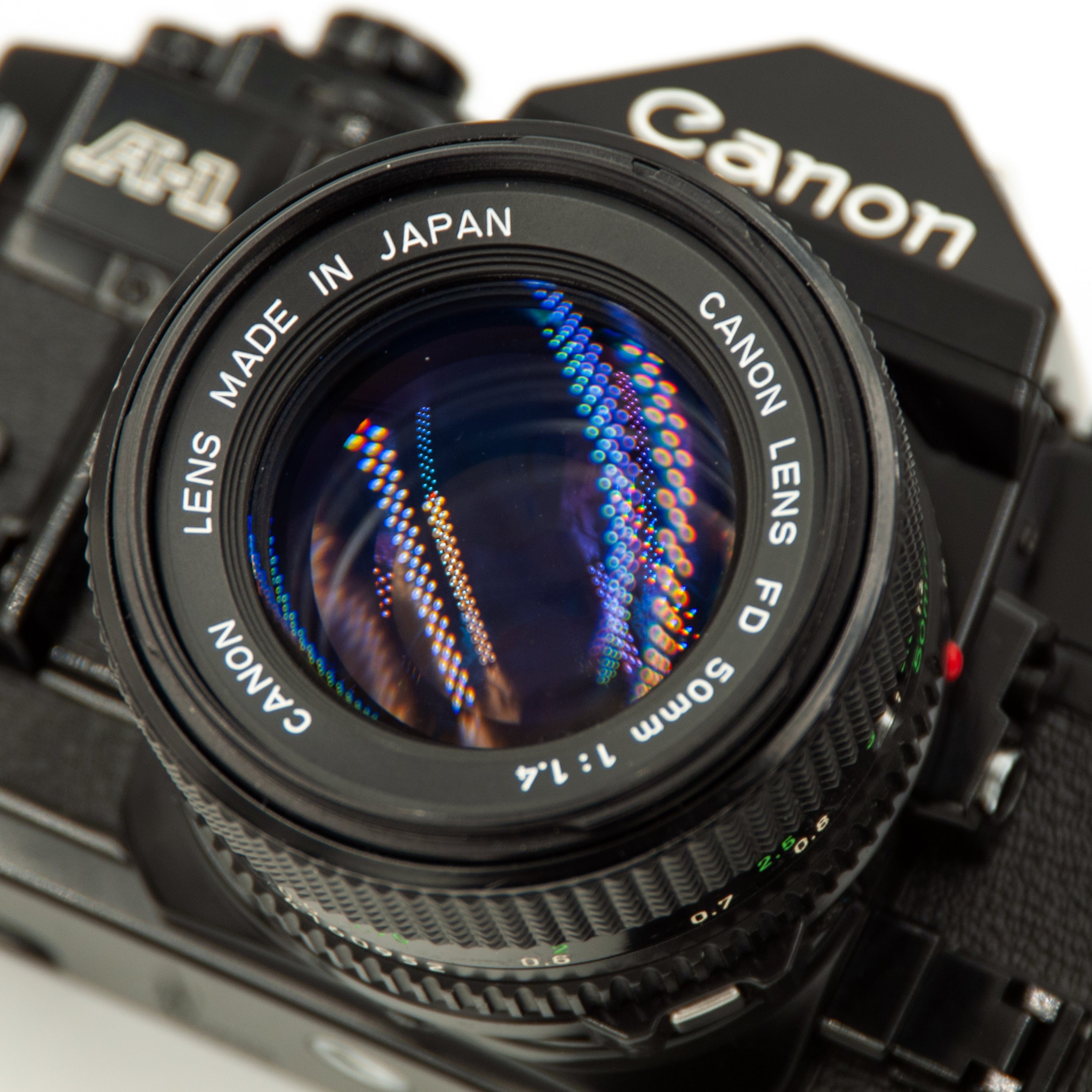 Canon 50mm FD Lens A-1 with Film 35mm f⁄1.4 Camera SLR : com 1.4