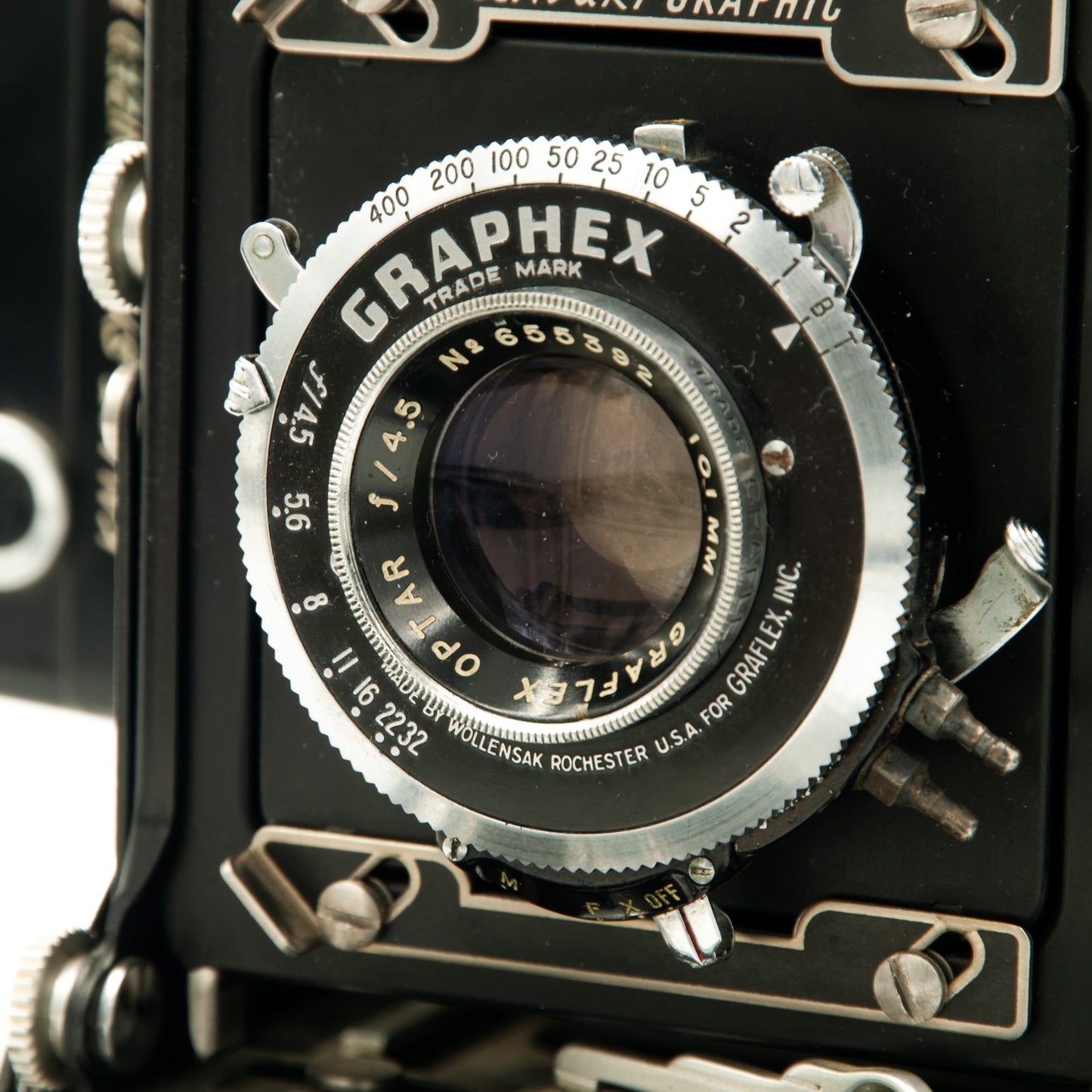 Graflex Century Graphic 2x3 Press Camera w/101mm f4.5 Optar