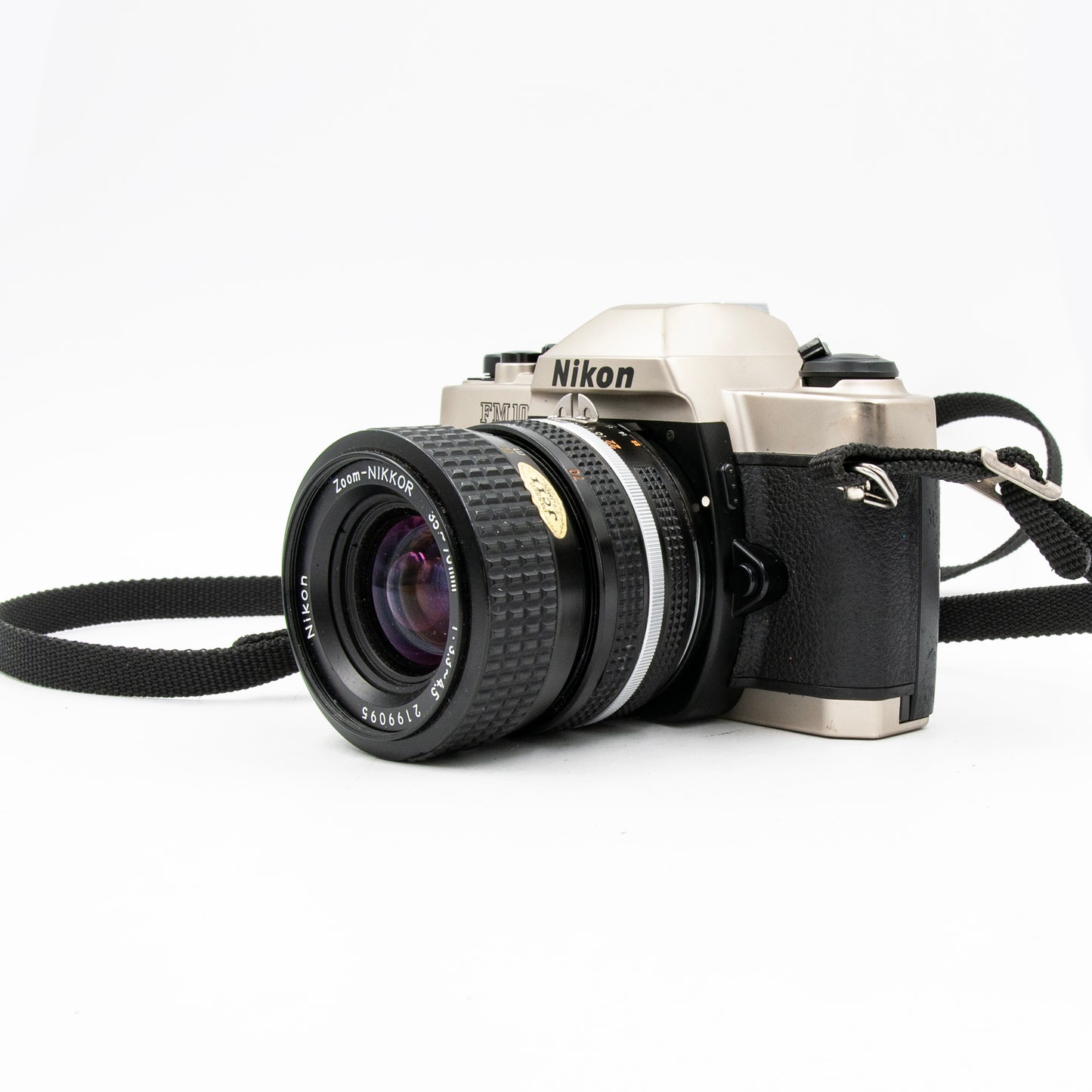 Pre-Owned Nikon FM10 Film Camera w/35-70mm f/3.3-4.5 Zoom Lens, Strap & Case