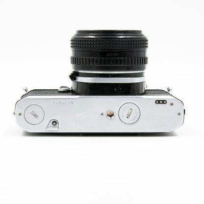 Pre-Owned Pentax ME 35mm Film Camera w/Sears 50mm F/2 Lens