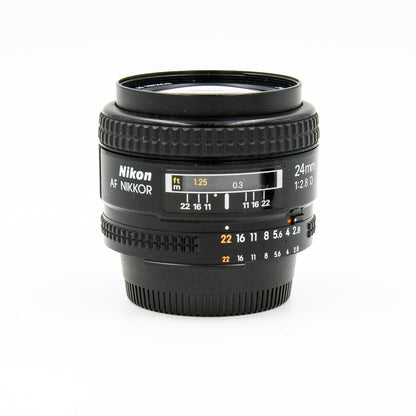 Pre-Owned Nikon AF D 24mm f/2.8 Wide Angle Lens