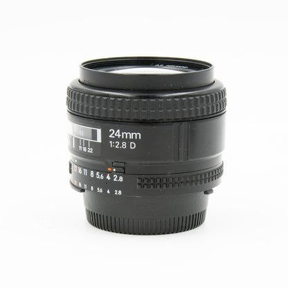 Pre-Owned Nikon AF D 24mm f/2.8 Wide Angle Lens