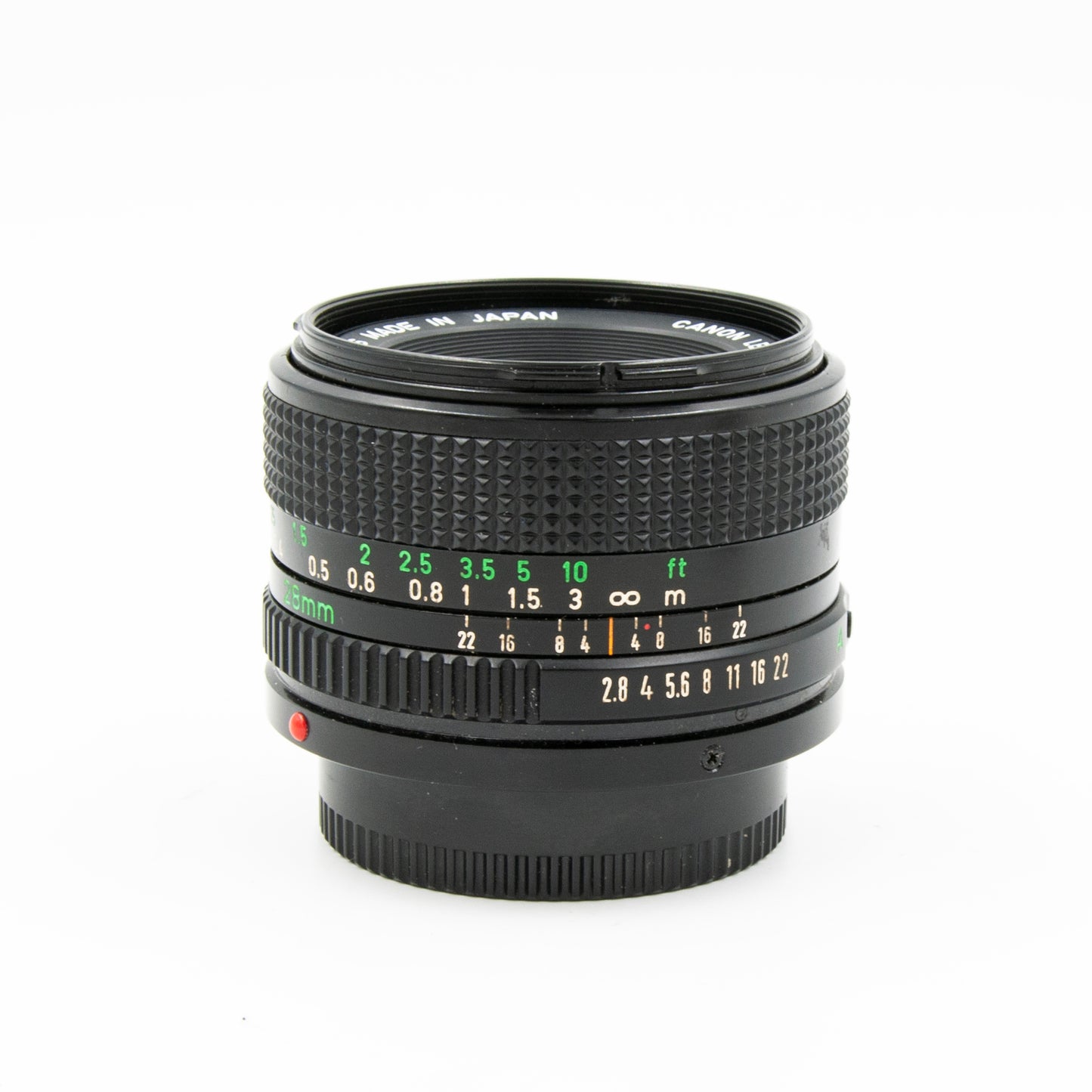 Pre-Owned Canon 28mm f/2.8 FD Mount Wide Angle Lens