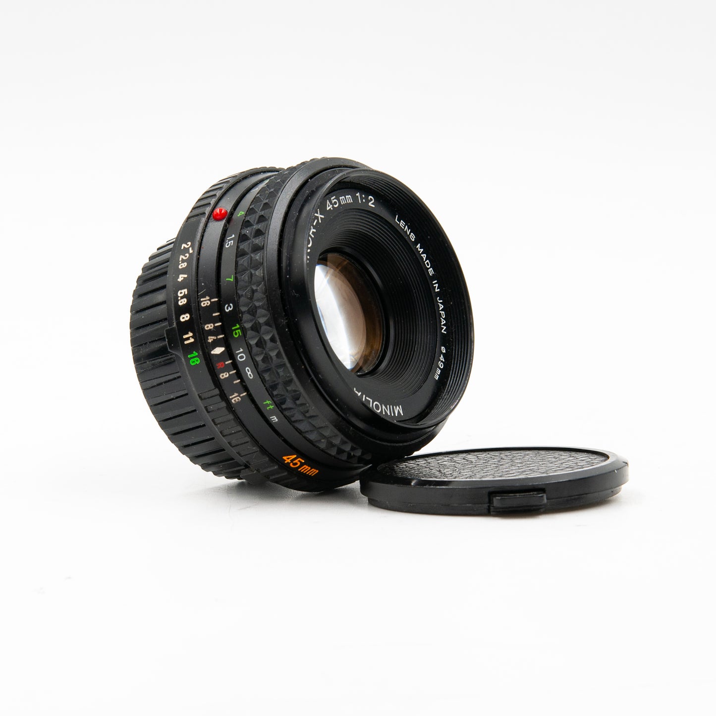 Pre-Owned Minolta MD Rokkor-X 45mm f2 Pancake Lens