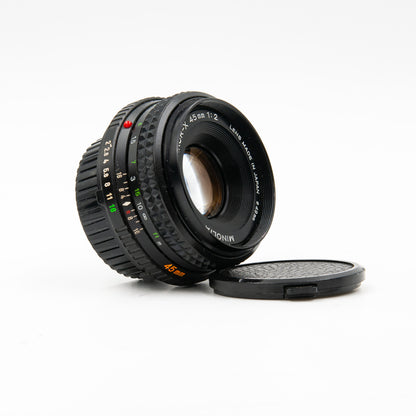 Pre-Owned Minolta MD Rokkor-X 45mm f2 Pancake Lens