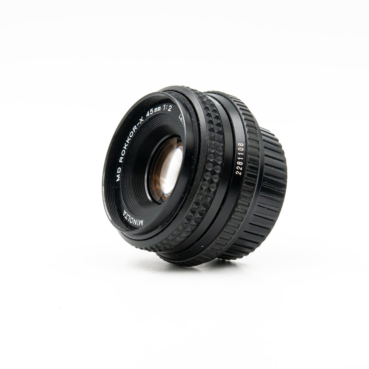 Pre-Owned Minolta MD Rokkor-X 45mm f2 Pancake Lens
