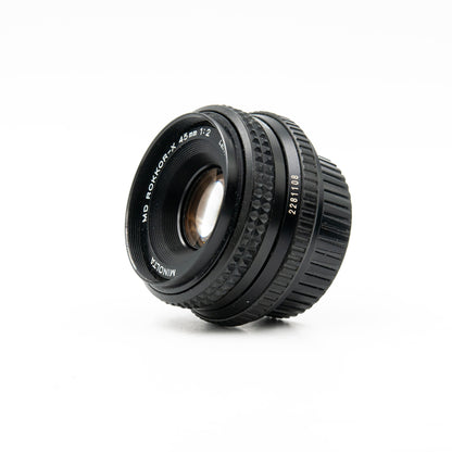 Pre-Owned Minolta MD Rokkor-X 45mm f2 Pancake Lens